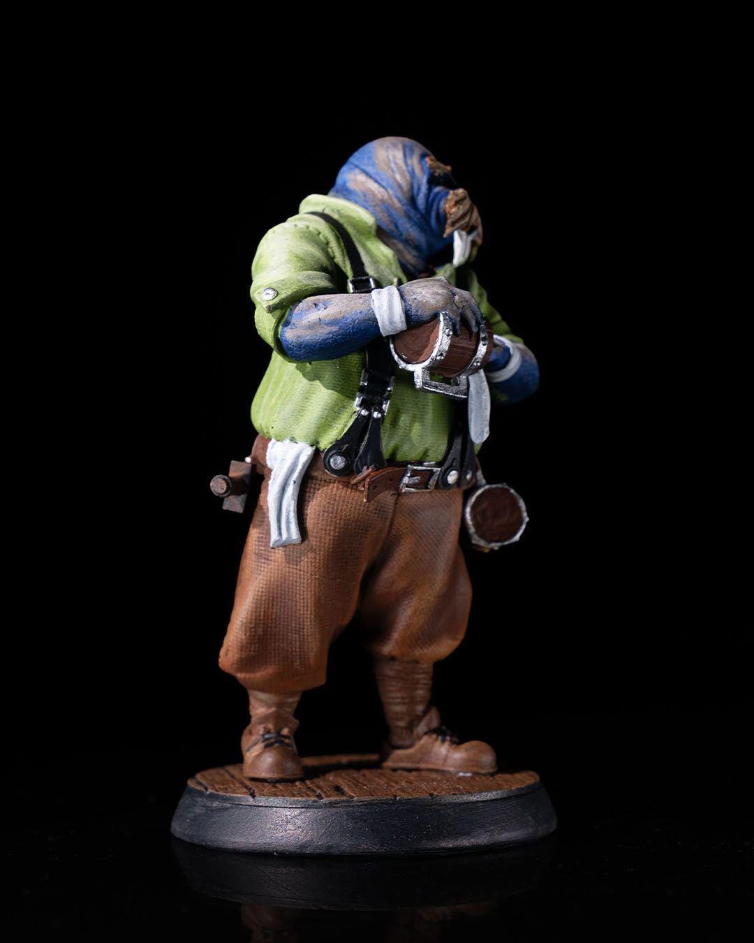 Walrus Barkeep RPG Model w/ base