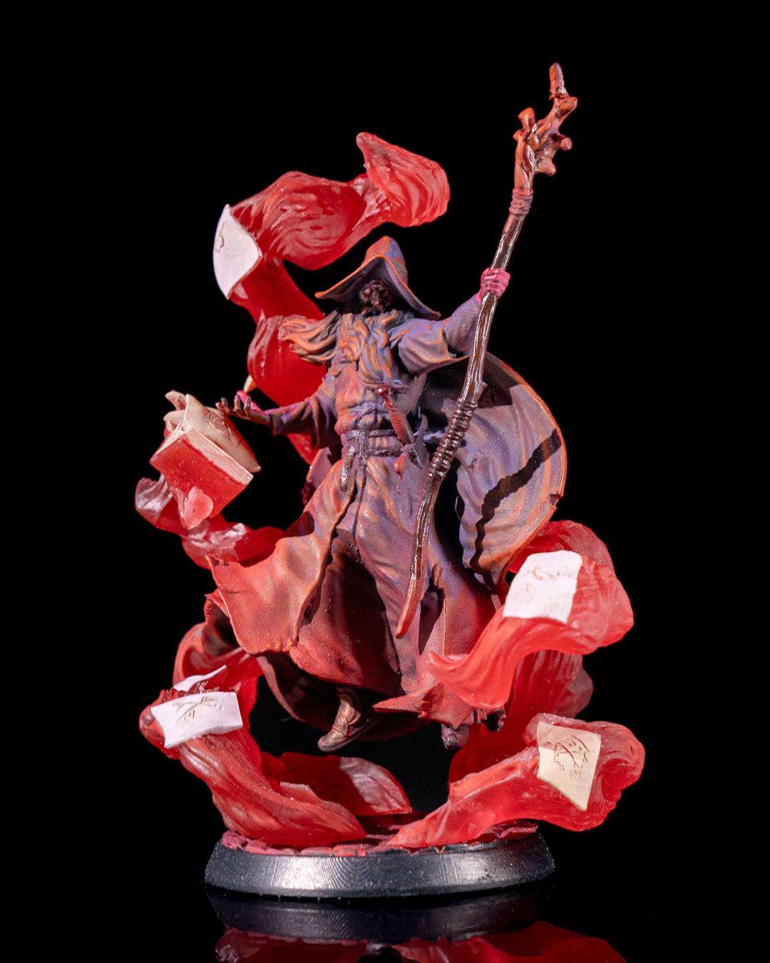 Human Wizard RPG Model w/ base