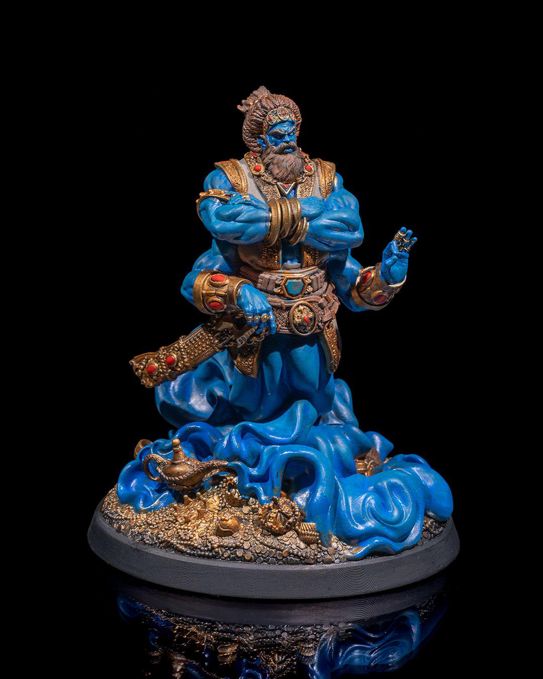 Mystical Genie RPG Model w/ base