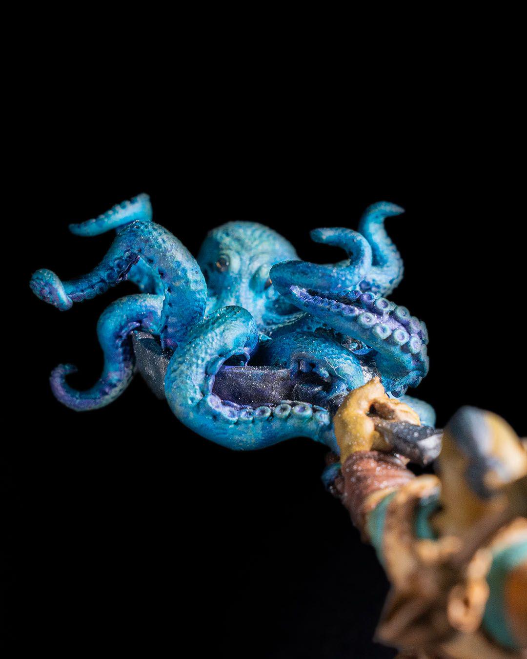 Half-Orc Chef RPG Miniature w/ base