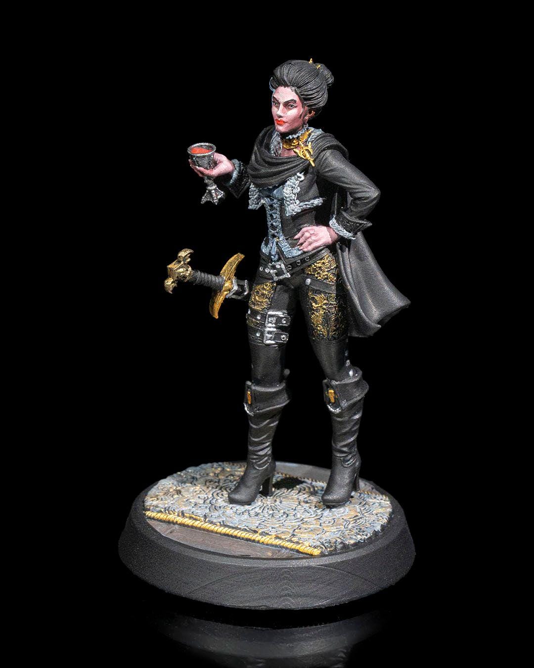 Human Noblewoman RPG Model w/ base