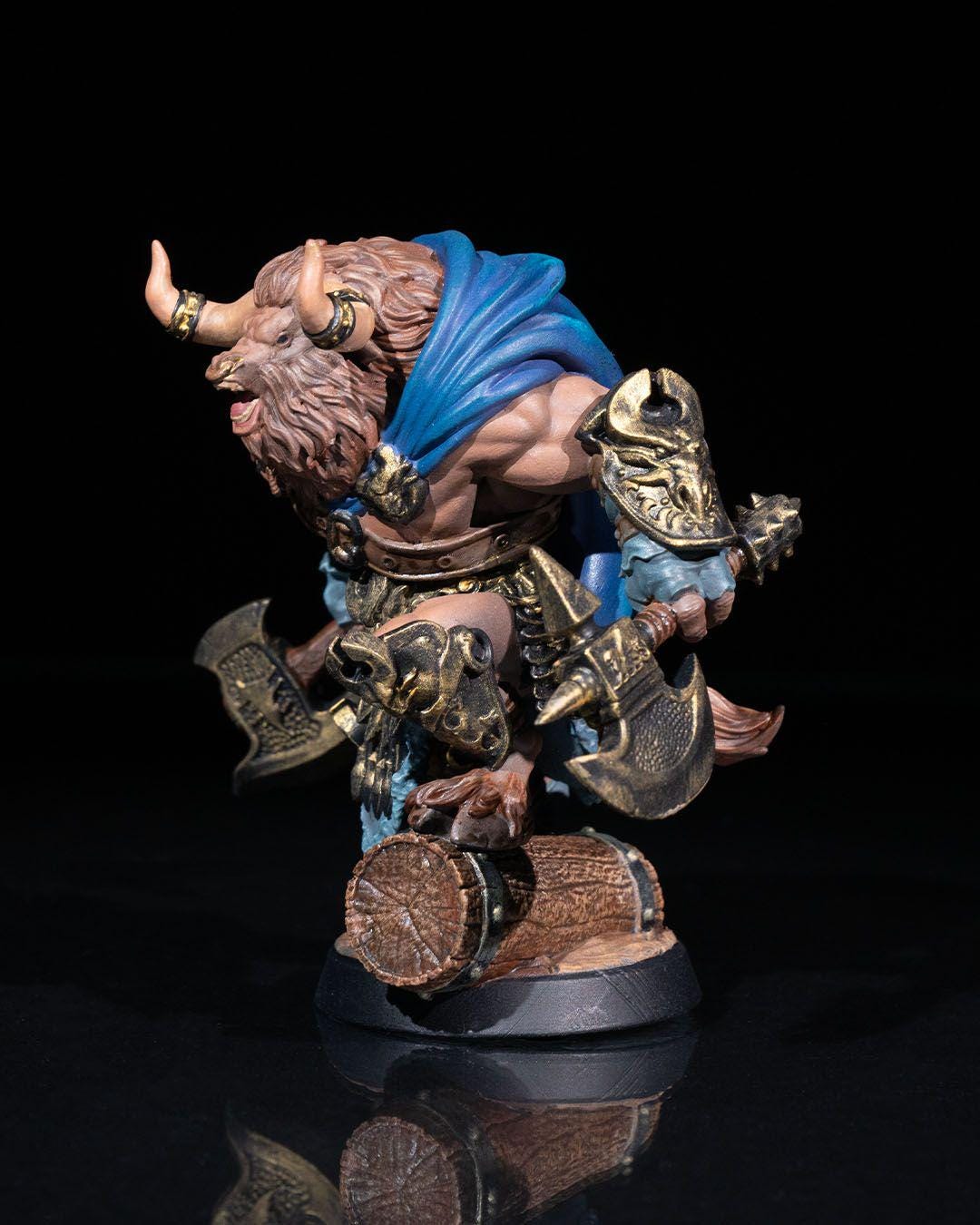 Minotaur Warrior RPG Model w/ base