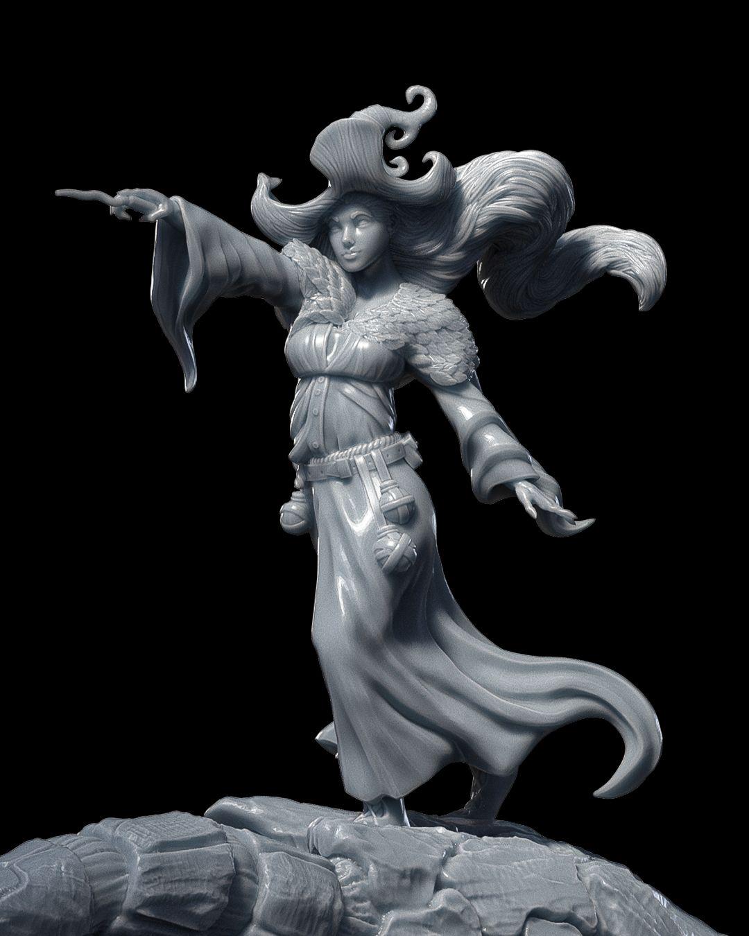 Human Summoner RPG Model w/ base