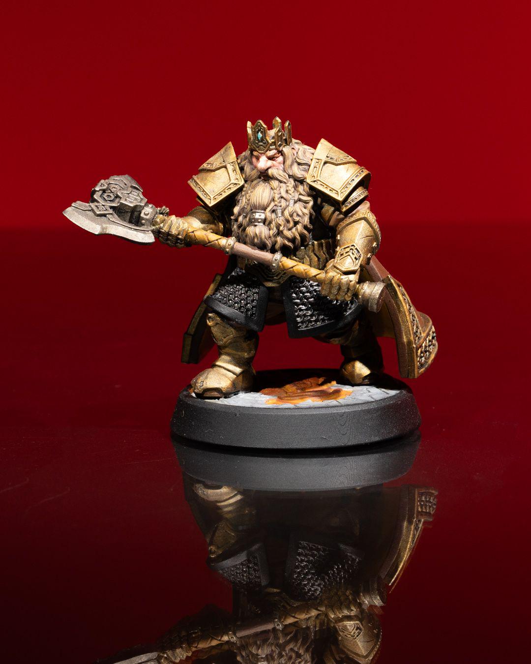 Dwarven King RPG Model w/ base