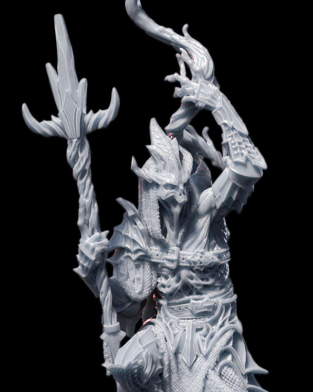 Evil Sorcerer RPG Model w/ base