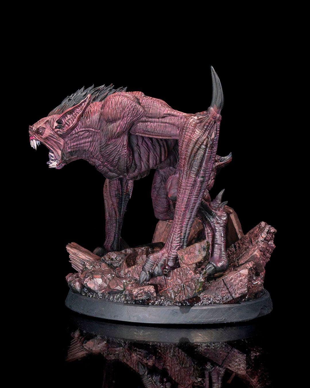 Vampire Beast RPG Model w/ base