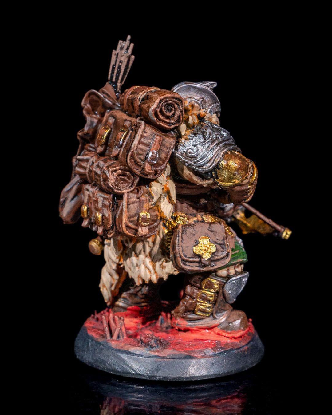 Dwarven Adventurer RPG Model w/ base