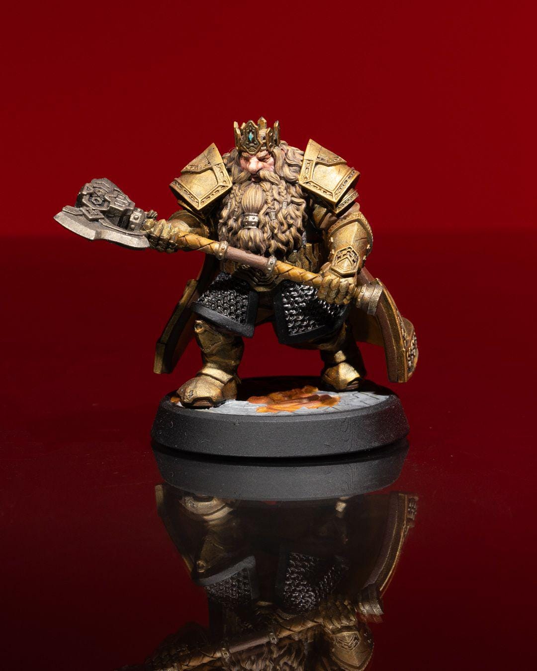 Dwarven King RPG Model w/ base