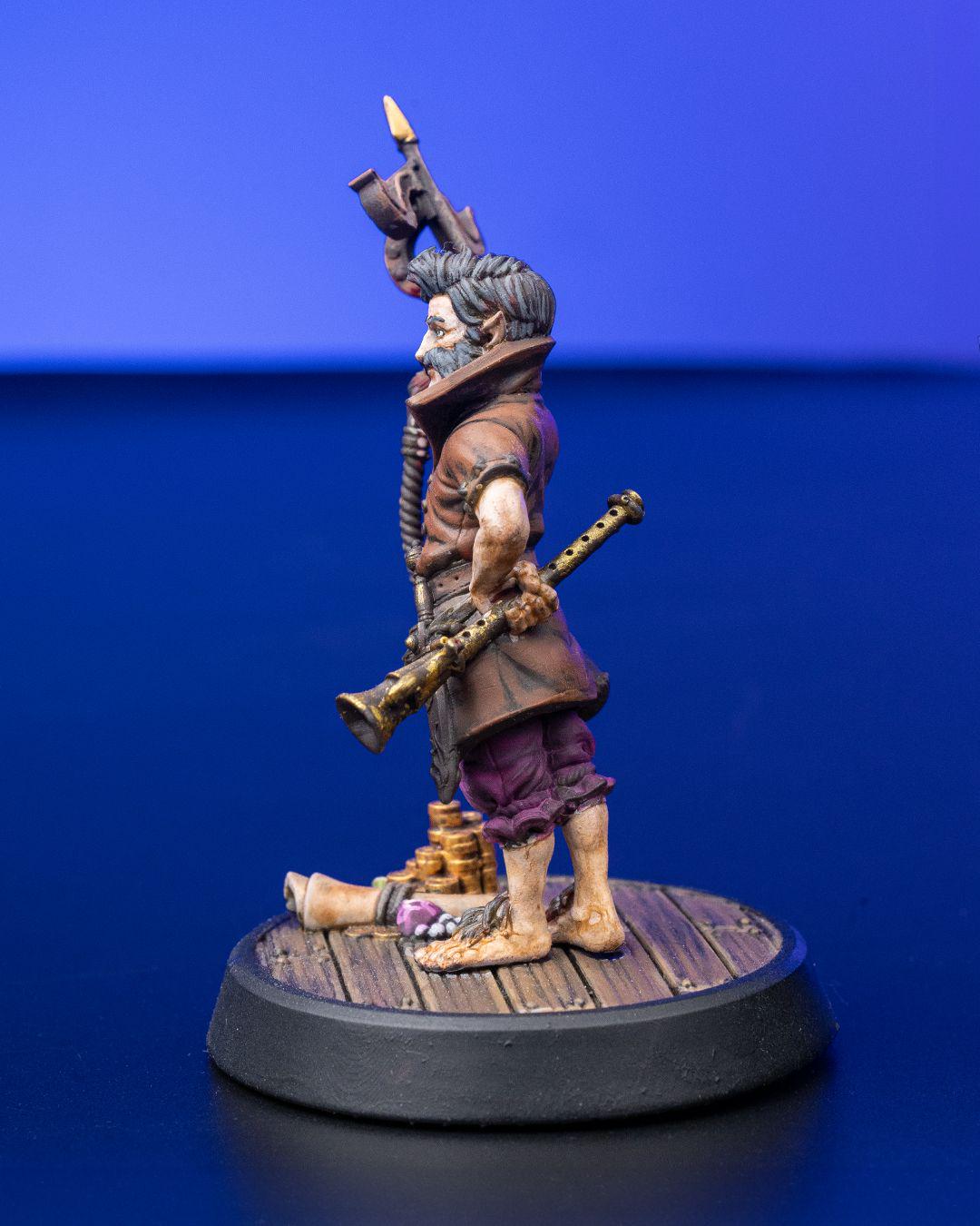 Halfling RPG Model w/ base