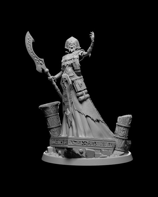 Lich King Mummy RPG Model w/ base