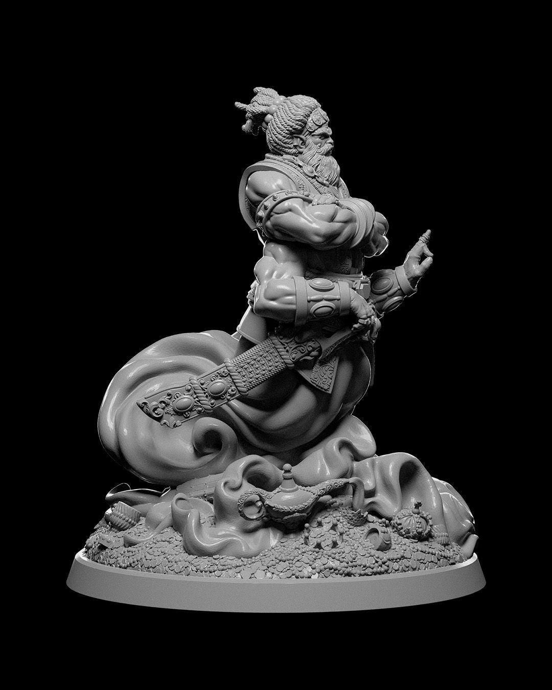 Mystical Genie RPG Model w/ base