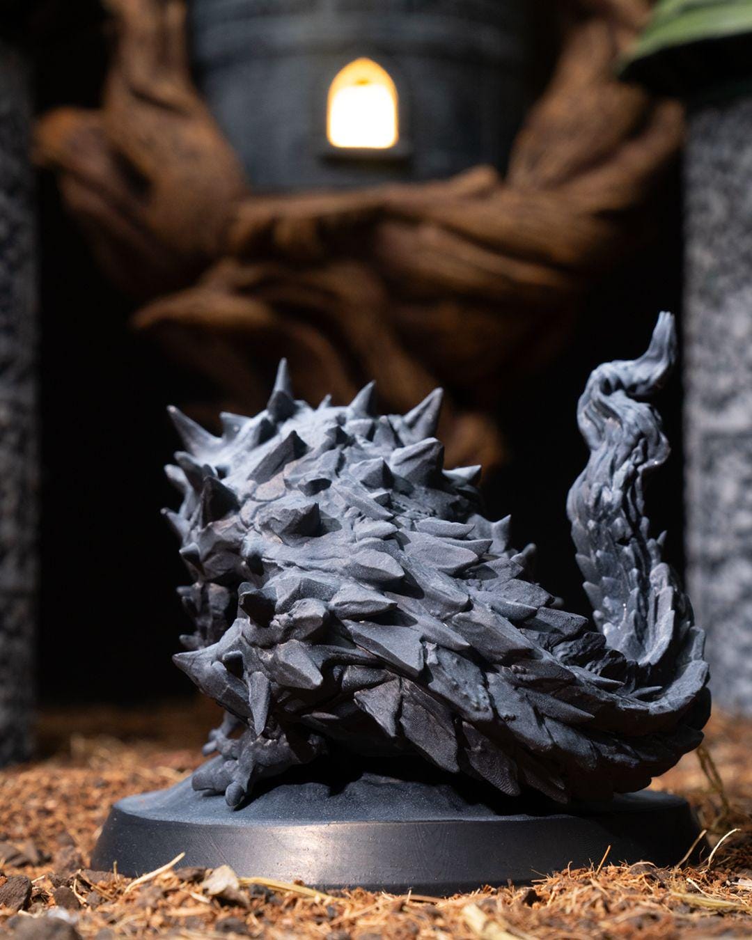 Rocky Lizard Demon w/ base