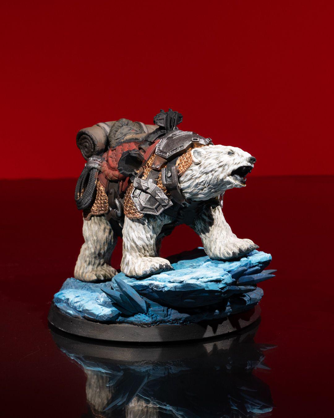 Bear Companion RPG Model w/ base