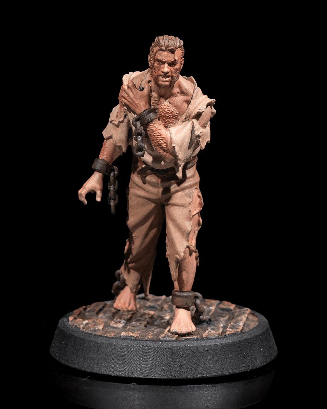 Werewolf in Human Form RPG Model w/ base
