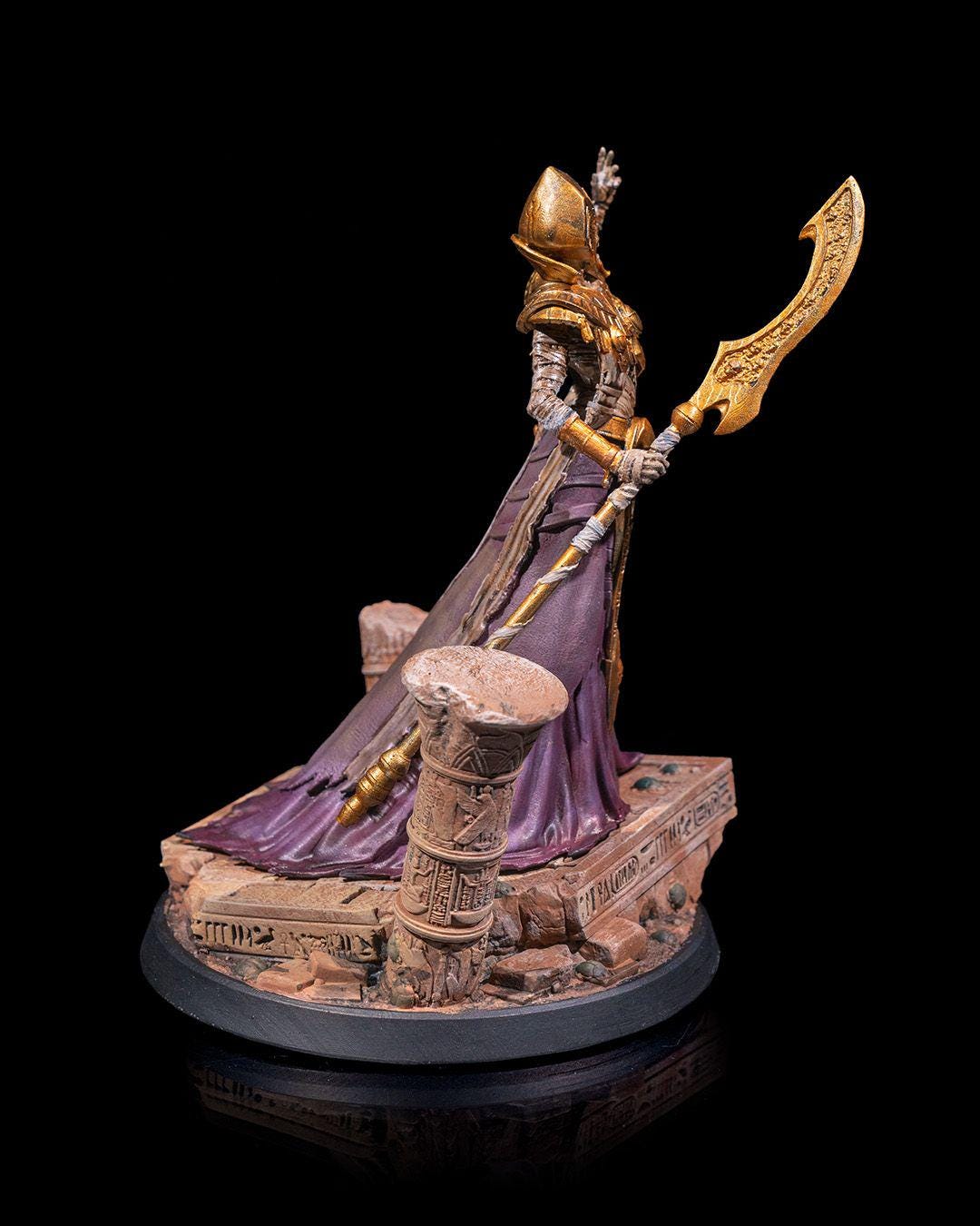 Lich King Mummy RPG Model w/ base