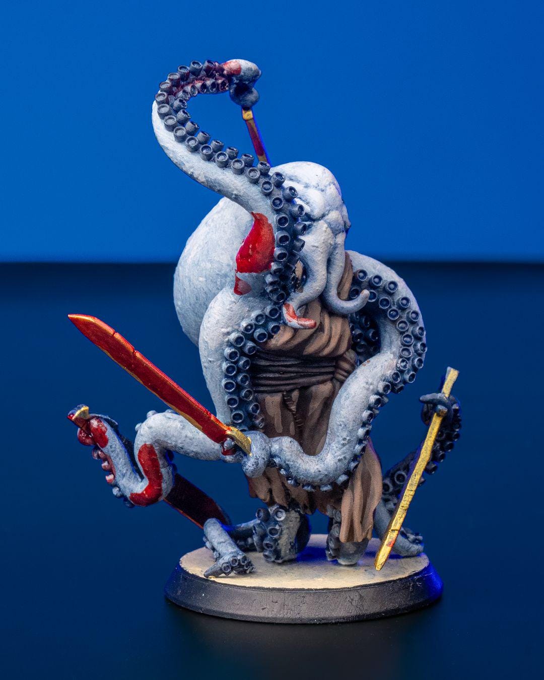 Octopus Sword Master RPG Model w/ base
