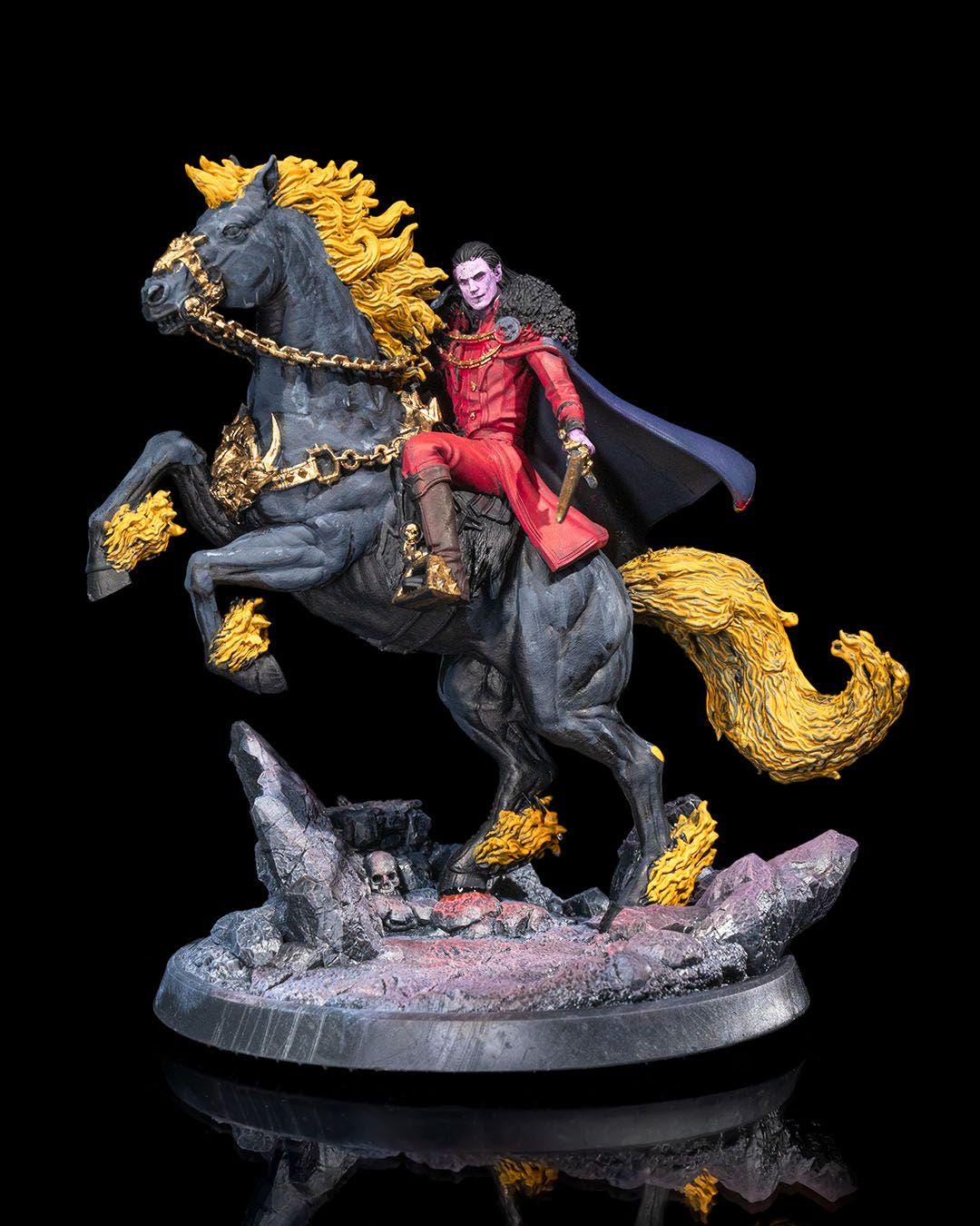 Vampire Lord on Nightmare RPG Model w/ base