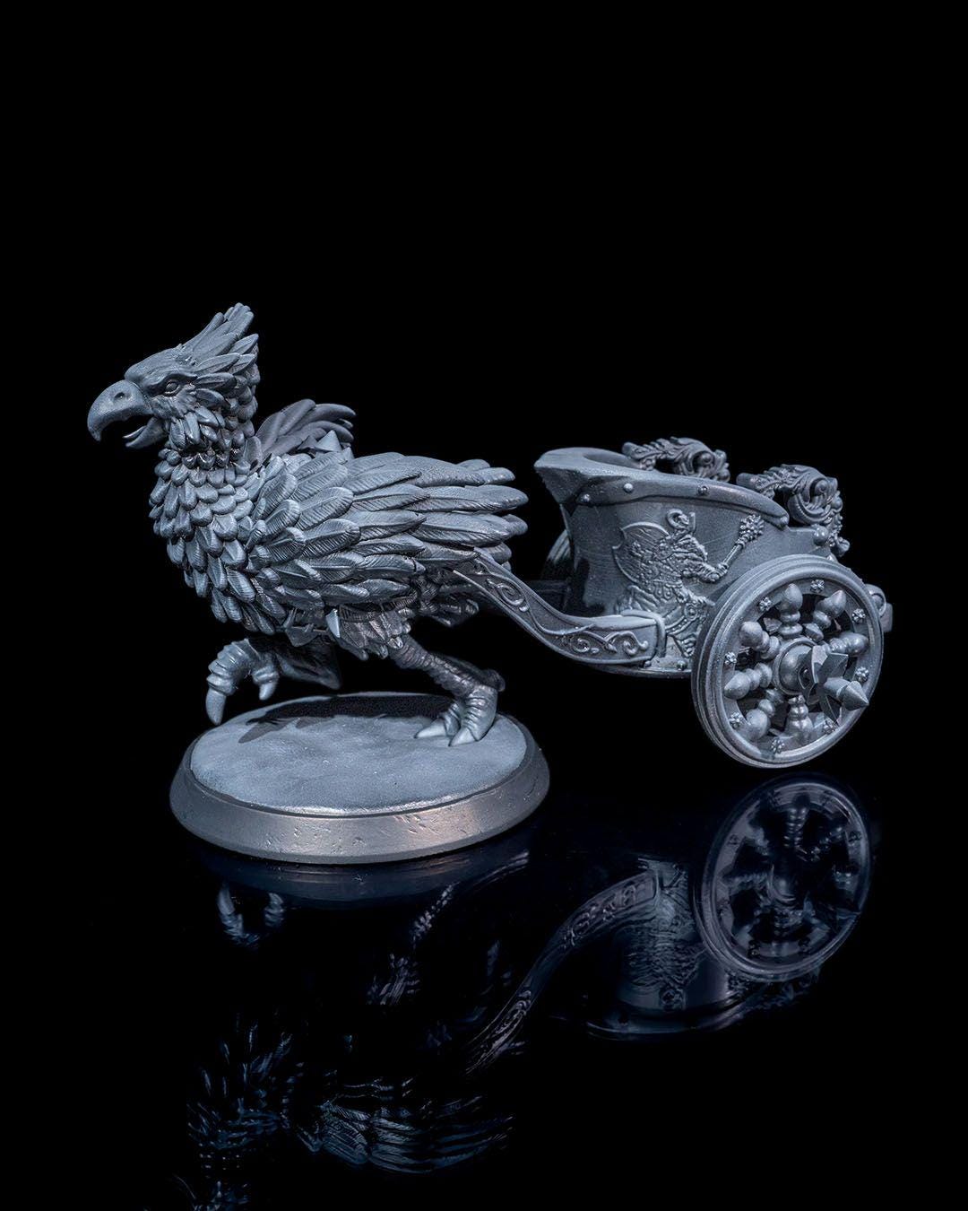 Fantasy War Chariot RPG Model w/ base