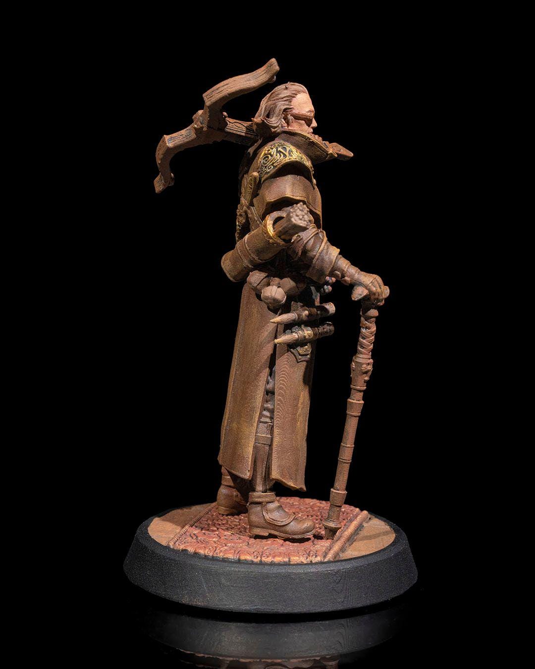 Human Blood Hunter RPG Model w/ base