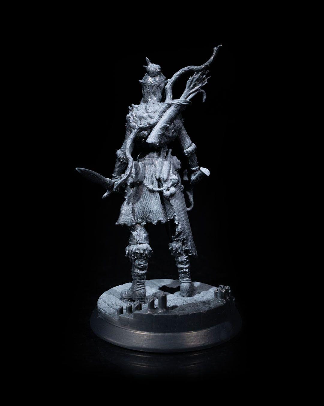Wood Elf Assassin RPG Model w/ base
