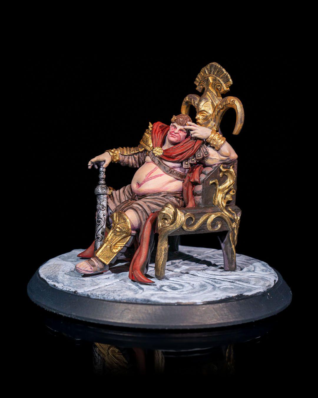 Decadent Emperor RPG Model w/ base