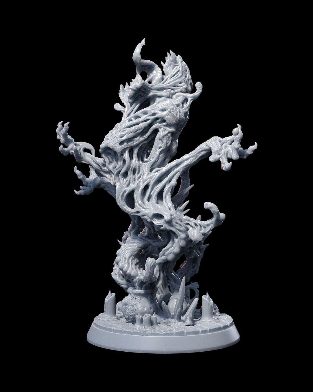 Blood Elemental RPG Model w/ base